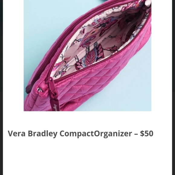 Vera Bradley Compact Organizer - Picture 2 of 9